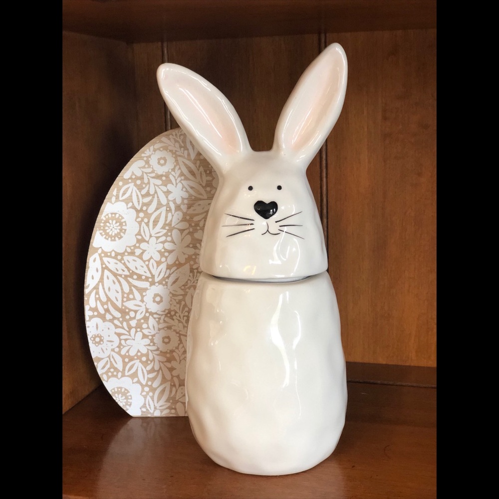🐰EASTER 🐰 RAE DUNN 🐰CERAMIC BUNNY CANISTER 🐰